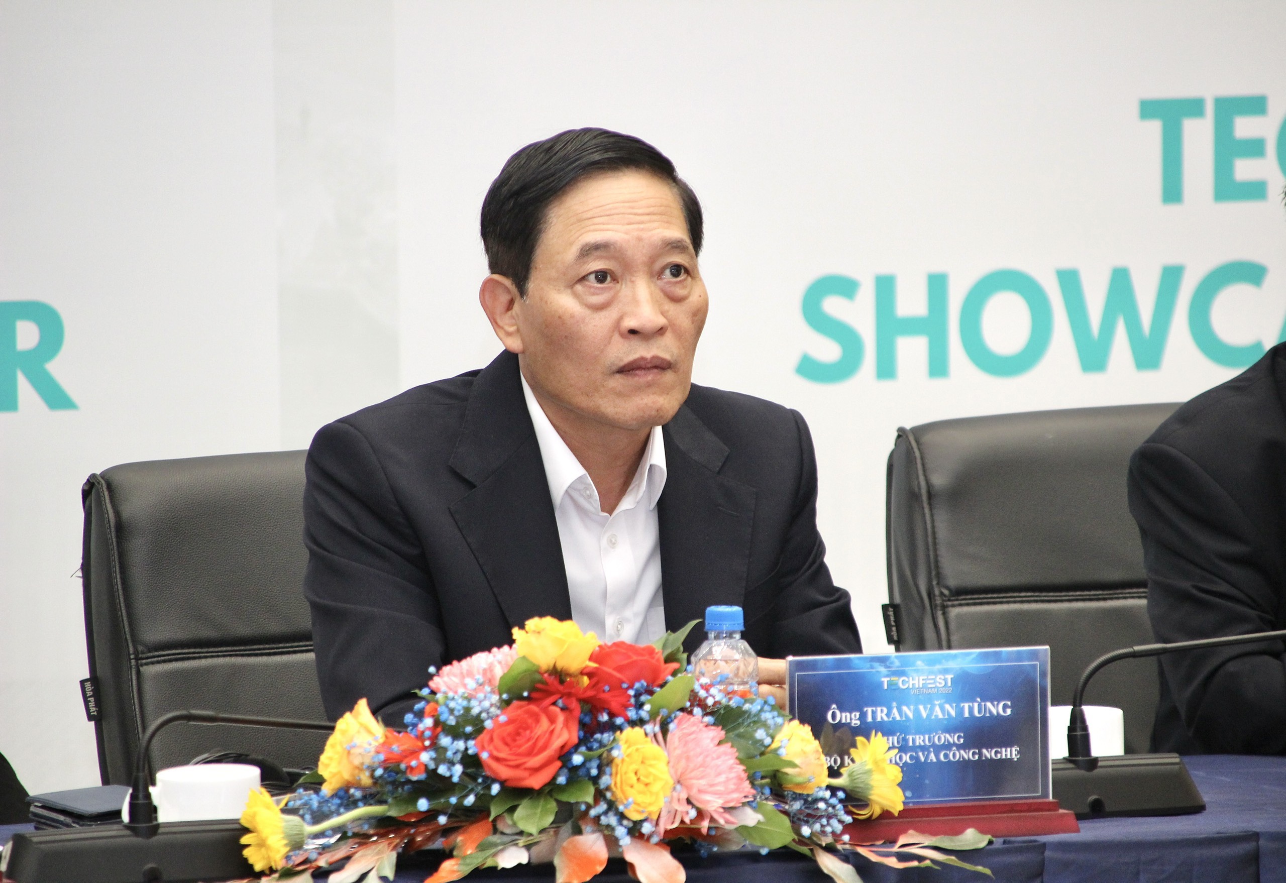 Thứ trưởng Bộ KH&CN, Trần Văn Tùng tại hội thảo.